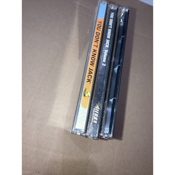 You Don't Know Jack Trivia Games Vol 1, 2 & 3. Windows 3.1 95 & 98 Mac OS 7.1 + - Picture 5 of 12